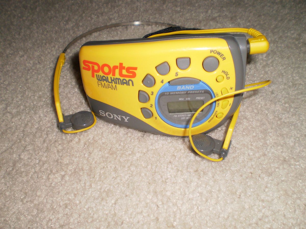 Sony Sports Walkman FM Am Portable Radio