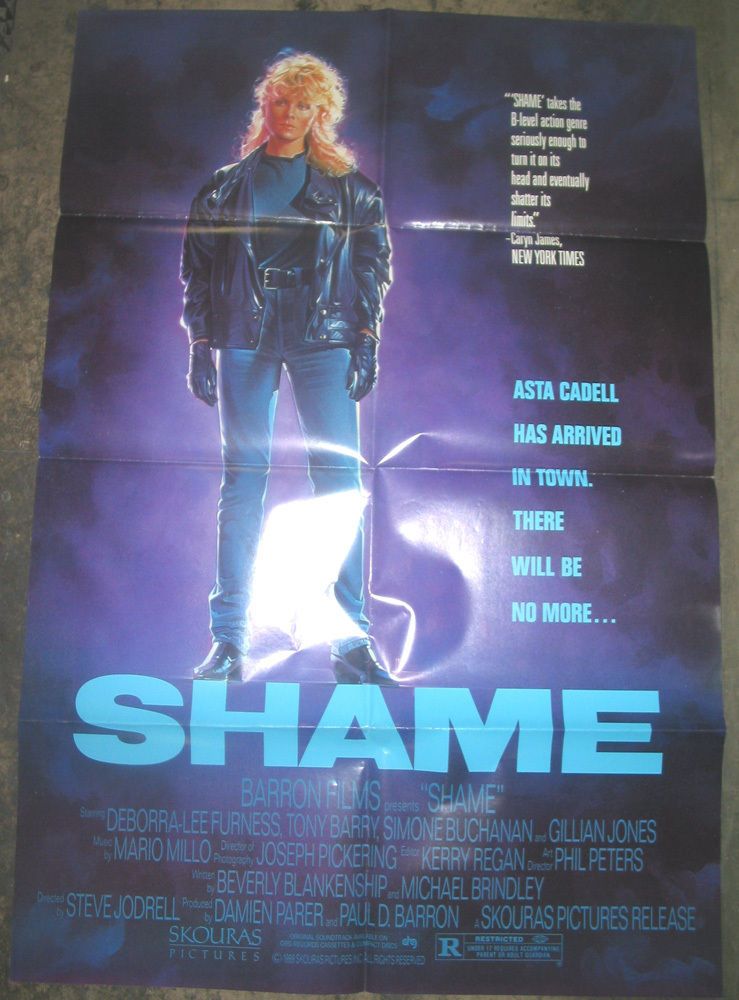 SHAME / ORIGINAL U.S ONE SHEET MOVIE POSTER (DEBORRA LEE FURNESS)