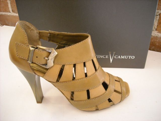 Cute Vince Camuto Tan Leather Delilah Sandals 10 New