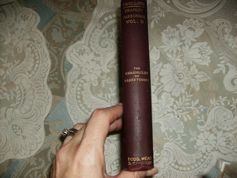 Framley Parsonage Trollope Antique 1904 Hard Cover Iilus Book Nice w W 