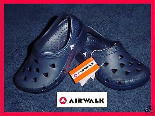 new toddler airwalk clogs 1pc style girl boy navy sz