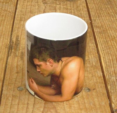 supernatural dean winchester jensen ackles sexy mug 