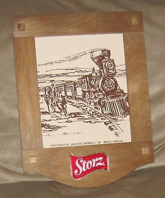 vintage 16x11 storz beer sign  39 95