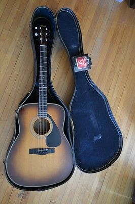 1970s yamaha fg 335sb sunburst acoustic guitar 