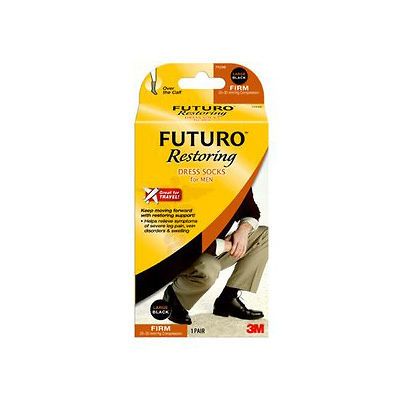 FUTURO RESTORING DRESS SOCKS FOR MEN FIRM COMPRESSION SUPPORT 20 30 