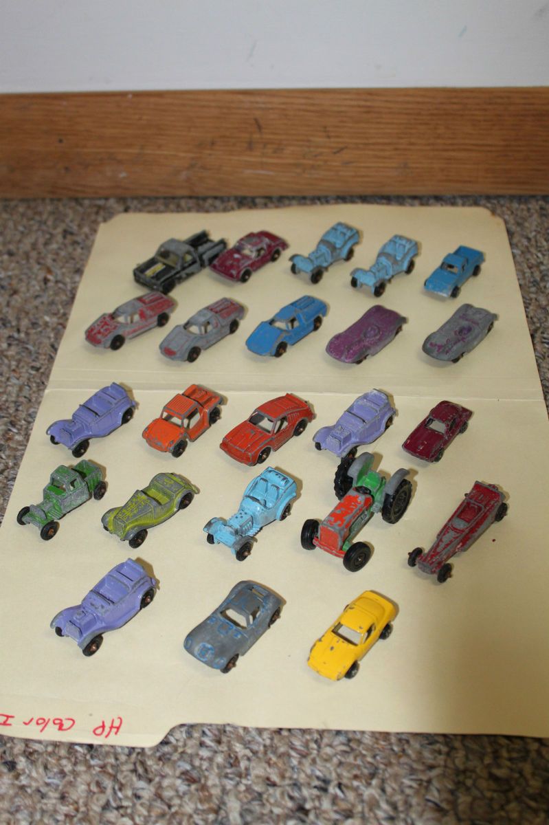 Antique Vintage Lot Tootsie Toy Metal Toy Cars and Trucks