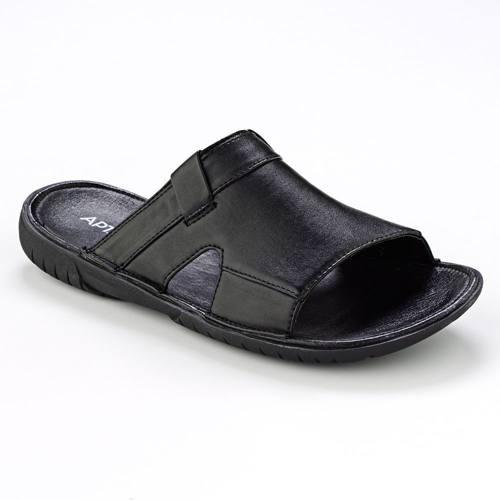 Apt 9 Minoo Mans Slip on Sandals Sizes 9 10 11 12 New