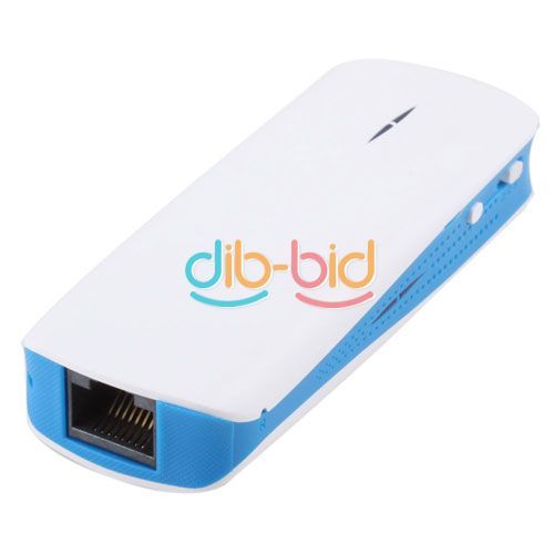 Mini 2 in 1 Mobile Power Bank 1800mAh 3G Wireless AP Router for iPhone 