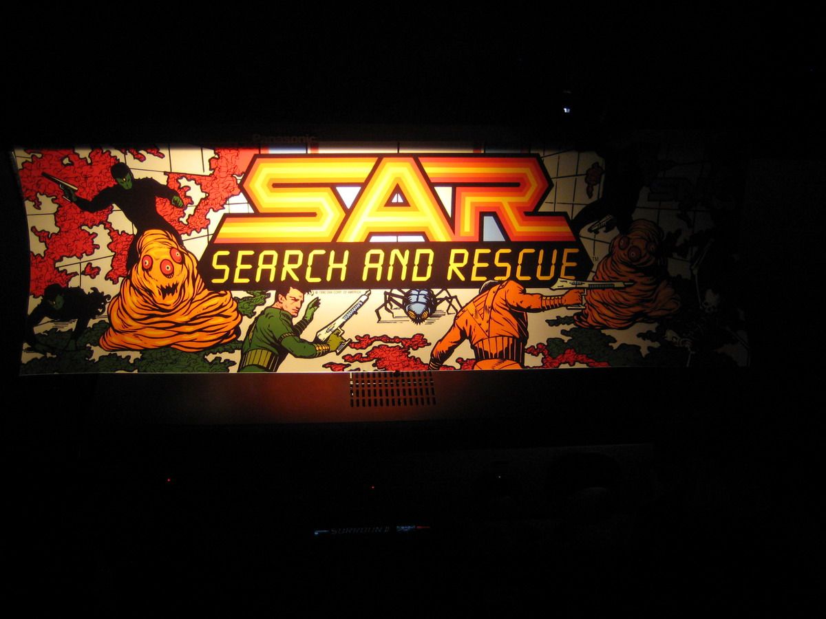 Sar Search and Rescue Jamma Arcade Marquee Header