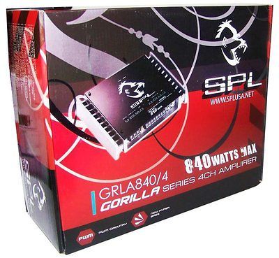 SPL GRLA840/4 4 Channel Car Amplifier/Amp 840Watts/Power Amp SPL AUDIO 
