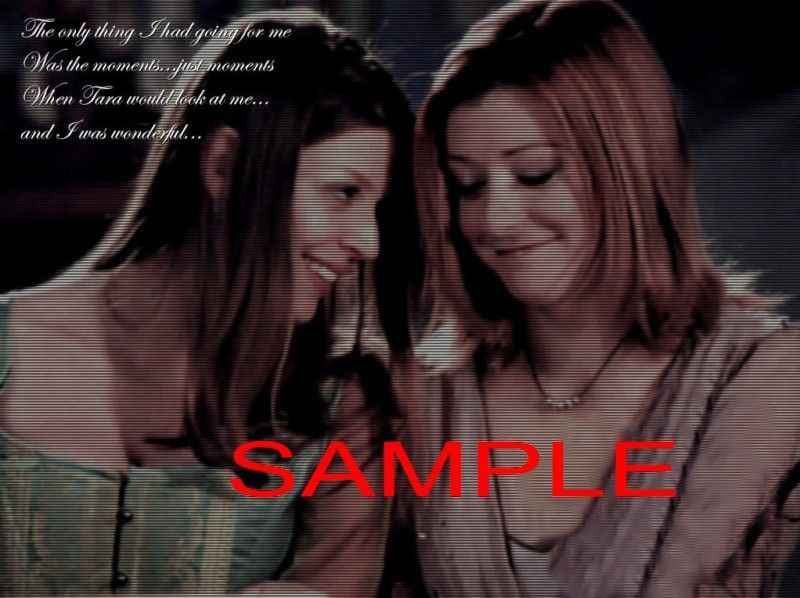 rare buffy s willow tara 7 5x10 photo # b103