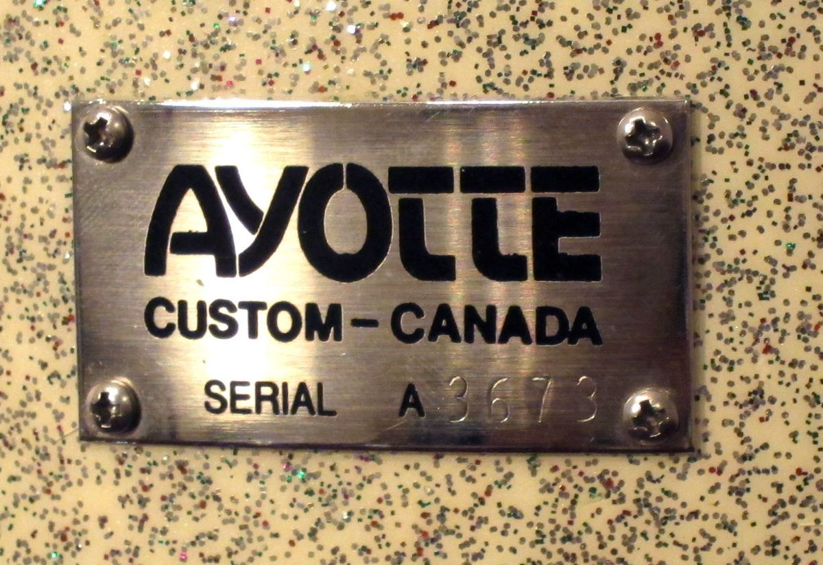 Vintage Ayotte Custom Drum Kit 10 12 14 16 22 Low Serial 36XX “Ray 