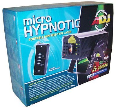 American DJ MICRO Hypnotic Portable Mini Web Type Laser/ Stage Light 