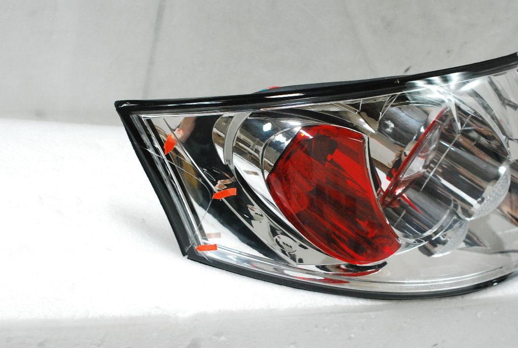 99 06 Audi TT Quattro Turbo Sport Chrome Tail Brake Lights Lamps Pair 