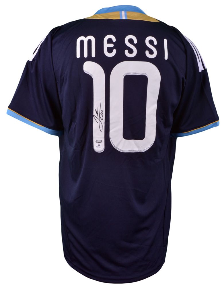 Lionel Messi Signed Jersey Agentinian National Team GA Certified 
