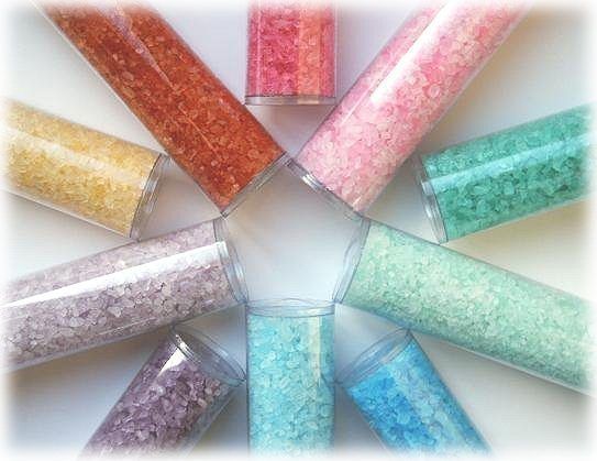 Bath Salts Fine Medium Grain Lavender Cool Water Eucalyptus Peppermint 