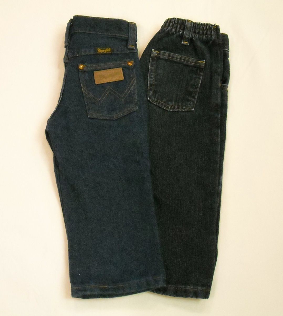 Lot of 2 Pair of Boys Size 2T Wrangler Jeans 2 Toddler