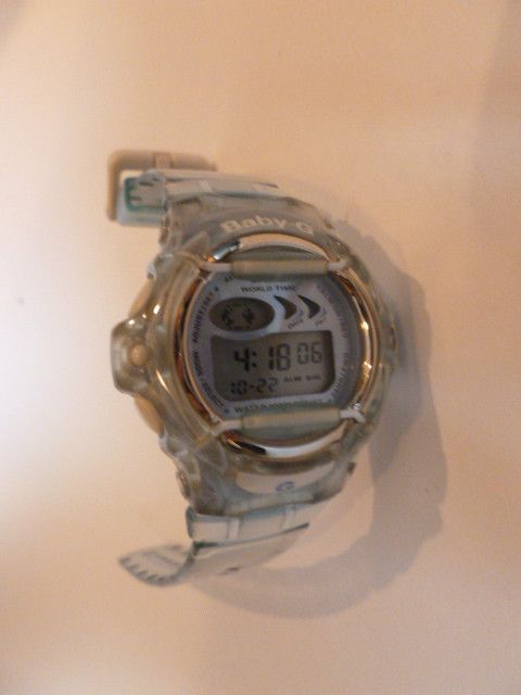 Baby G sport watch Casio BG 169A light teal water resistant 200 ft 