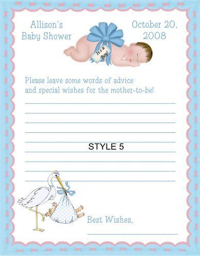 Babies Bows Boy Girl Baby Shower Game Pack 1