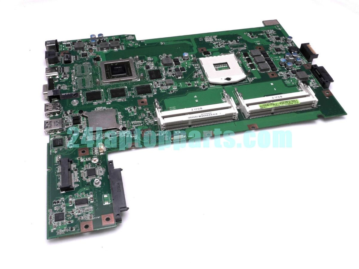 Asus G74SX Motherboard i Core CPU 60 N56MB2700 C11 for Repair or Parts 