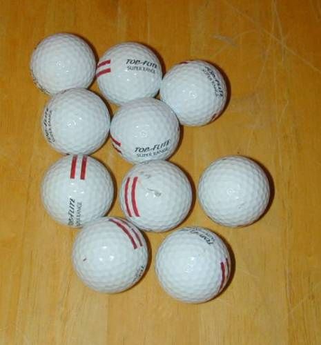   Super Range Dimpled Golf Balls Sporting Supplies Equipment WOW