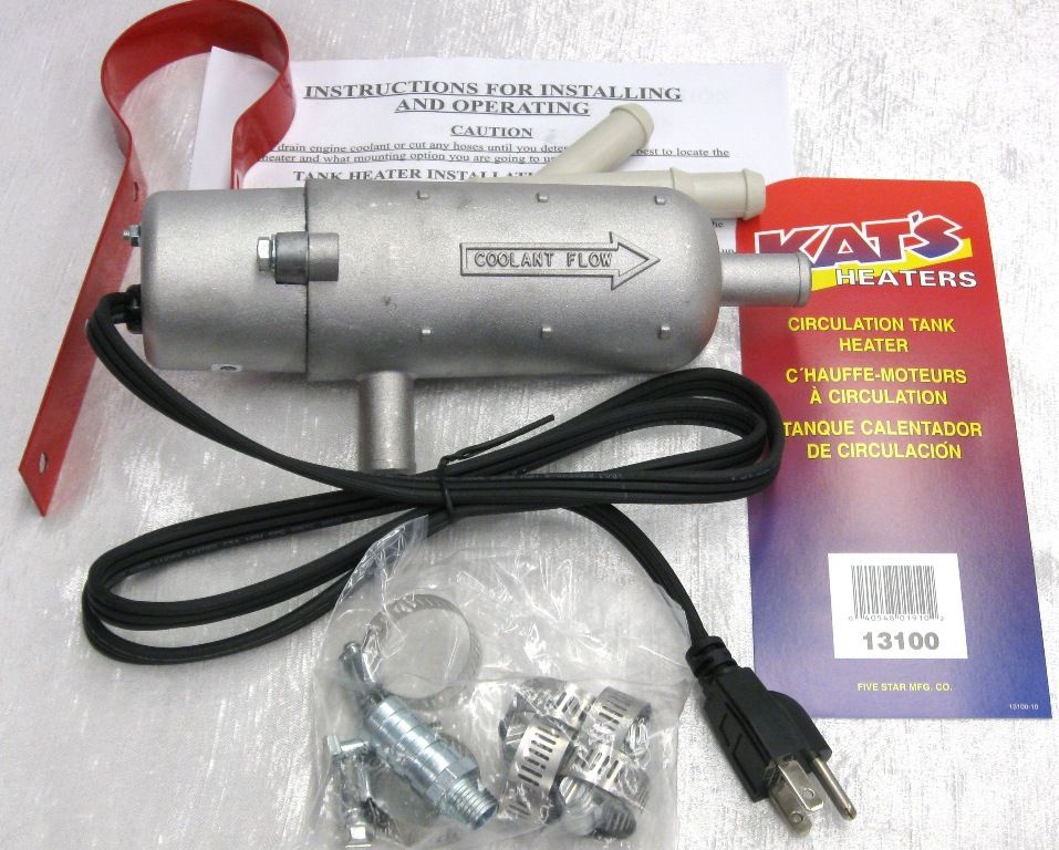 Kats Circulating Exterior Tank heater 13100 100 Watts 120 volt