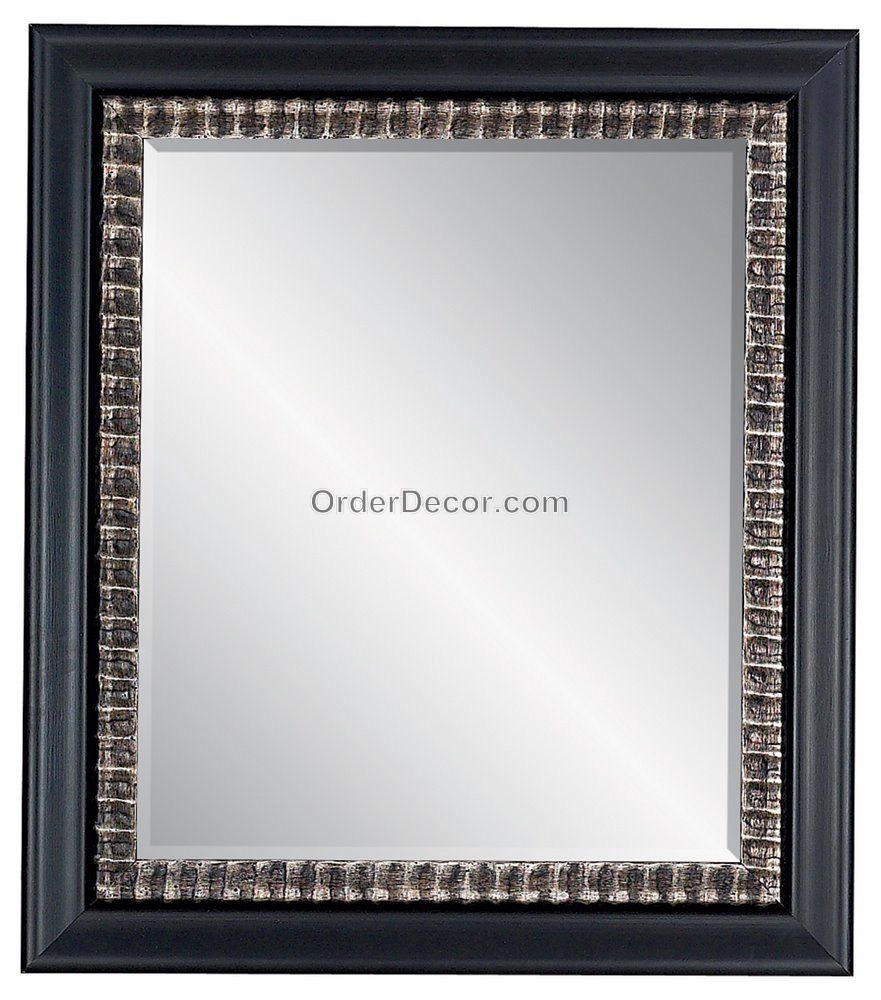 32 rectangular wall mirror wood frame vanity mantle