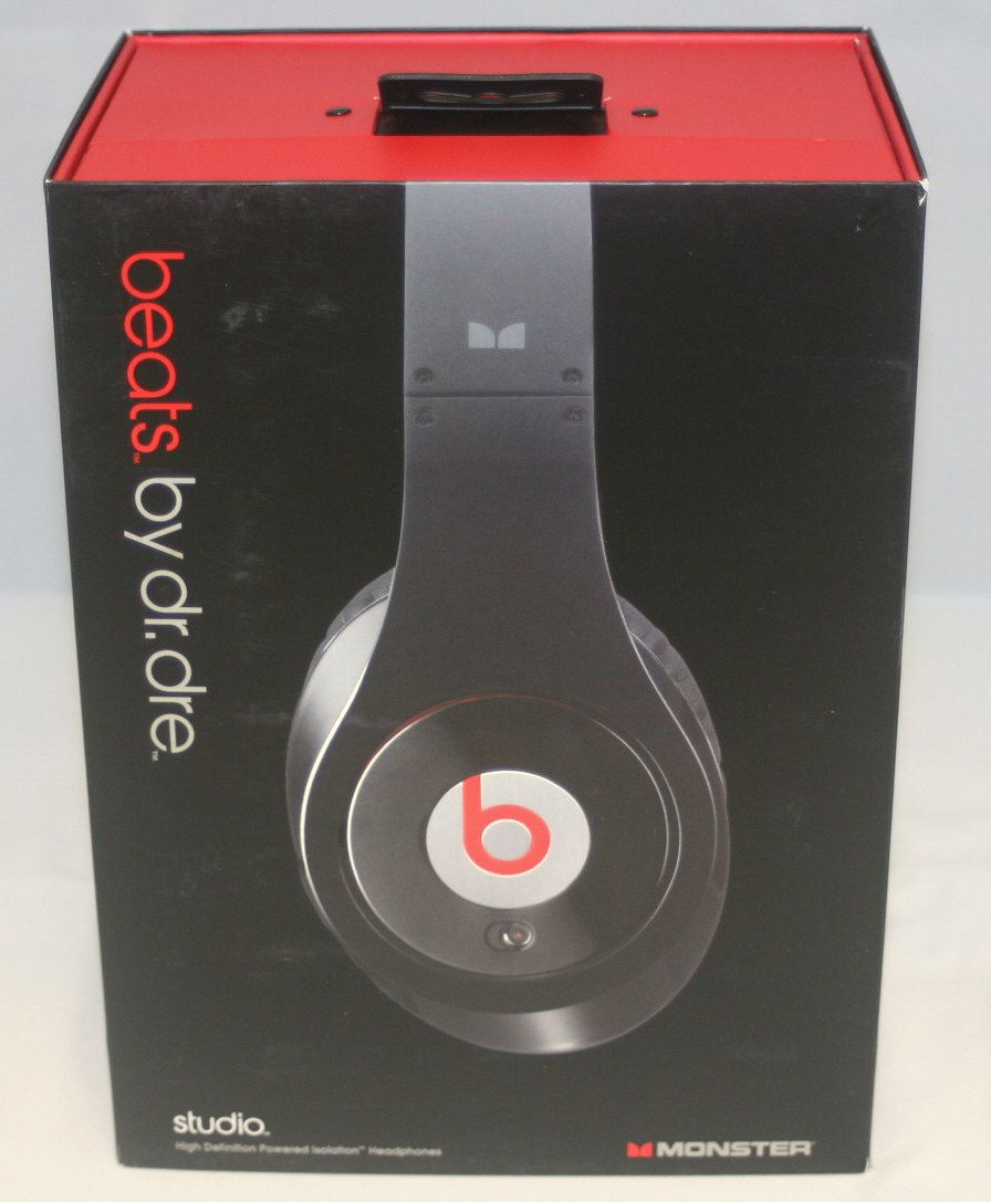 Monster Beats Headphones by Dr Dre Studio Black