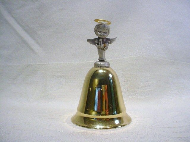 Camco November Birthstone Angel Collector Bell