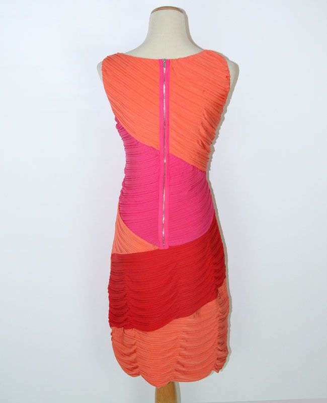 BCBGMaxazria $250 Multi Prom Evening Party Cocktail Dress  BRAND NEW 