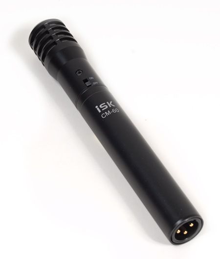 isk cm 60 condenser microphone this mic is a sensitive low noise small 