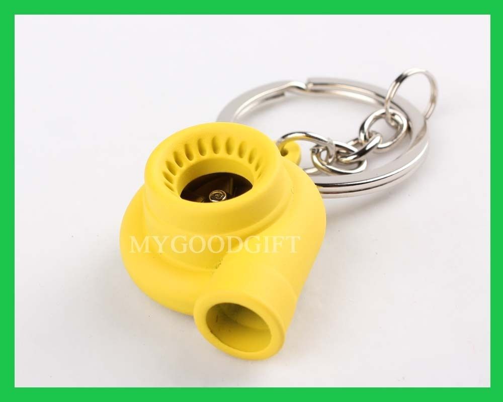 Hot Sale Metal Spinning Sleeve Bearing Turbo turbocharger Keychain 