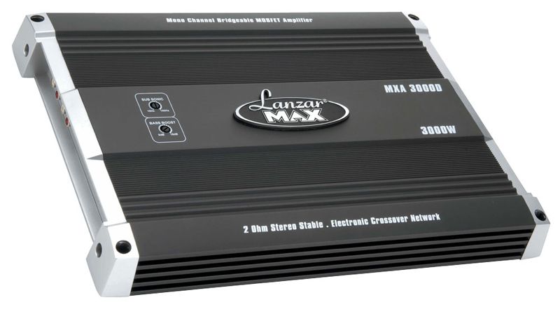 Lanzar MXA3000D New Class D Mono Block Amplifier MOSFET Power 3000 