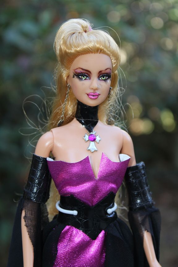 OOAK Goth Shakira Barbie Doll Repaint by Becky Martinez