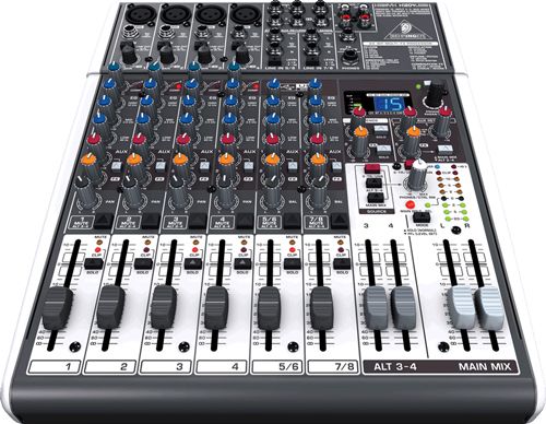 Behringer XENYX X1204USB Premium 12 Input 2/2 Bus Mixer w FX, EQ USB 