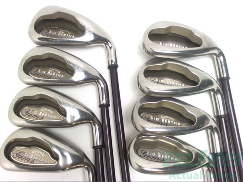 Callaway 2004 Big Bertha Iron Set 4 GW Graphite Ladies Right