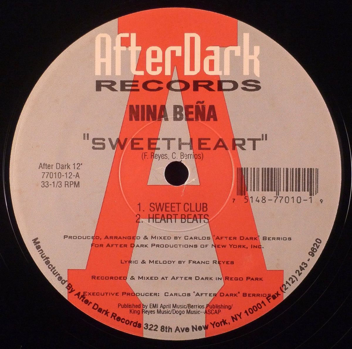 Nina Bena Sweetheart 12 RARE Freestyle