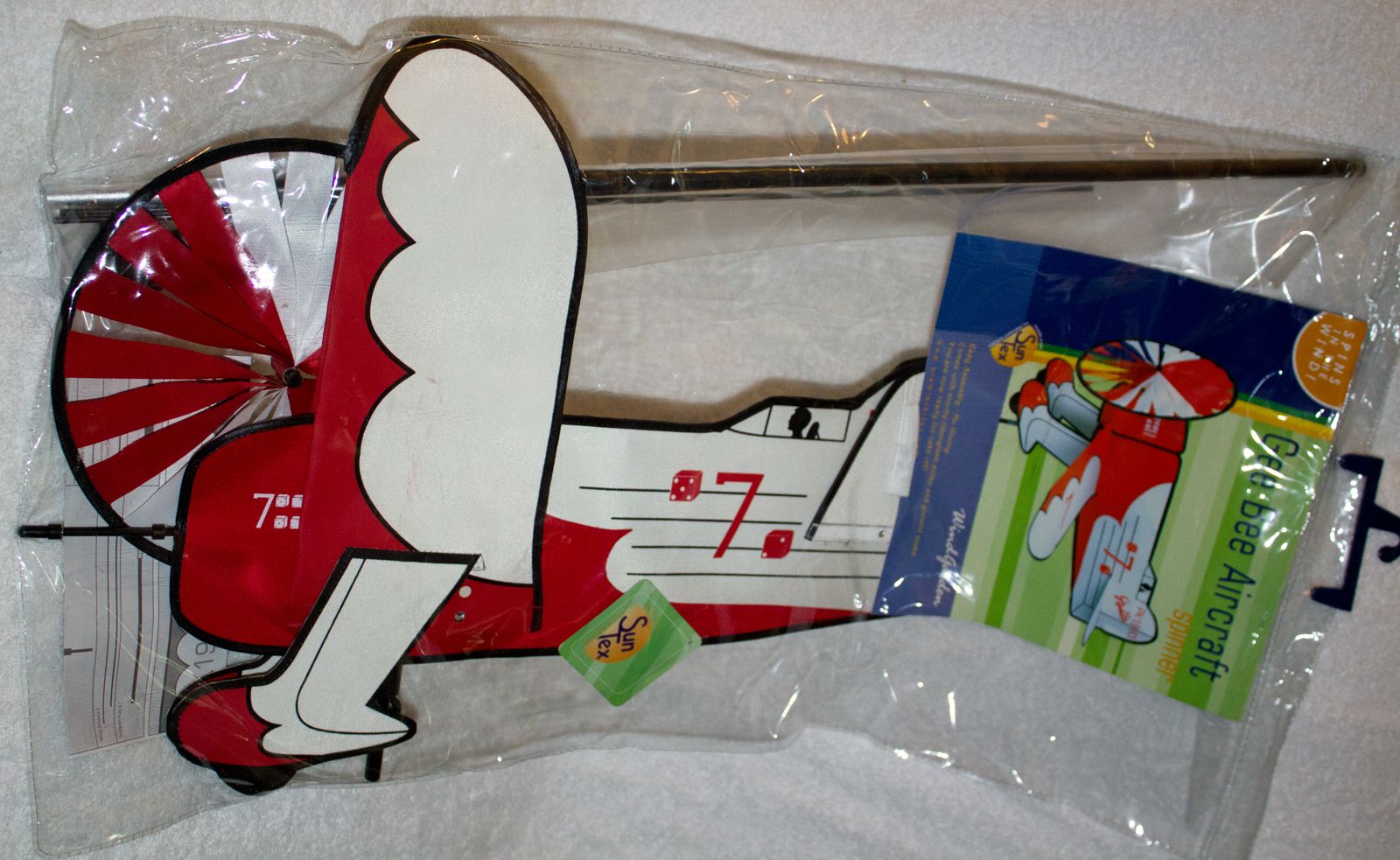   Gee Bee Racer Airplane Yard Spinner Wind Catcher Ships Free