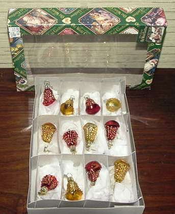 Merck Familys Old World Christmas Boxed Set Ornaments New