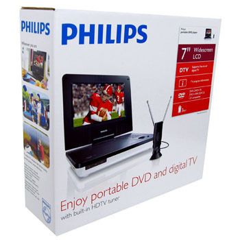 Philips Portable DVD Player & Digital TV w/ Built in HDTV Tuner PET729 