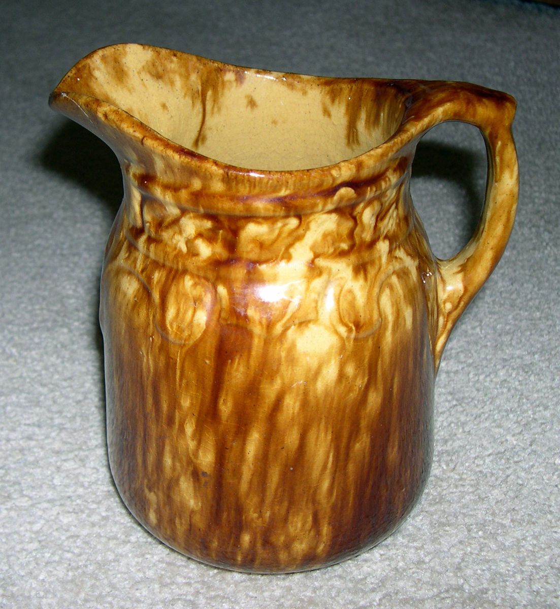 Antique Bennington Rockingham Pitcher Circa 1880s