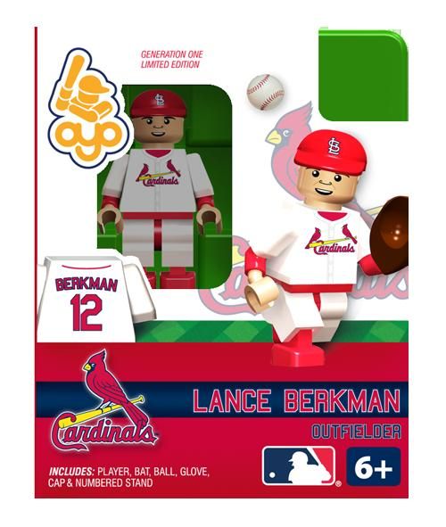 Lance Berkman Oyo Mini Fig Figure Lego Compatible St Louis Cardinals 