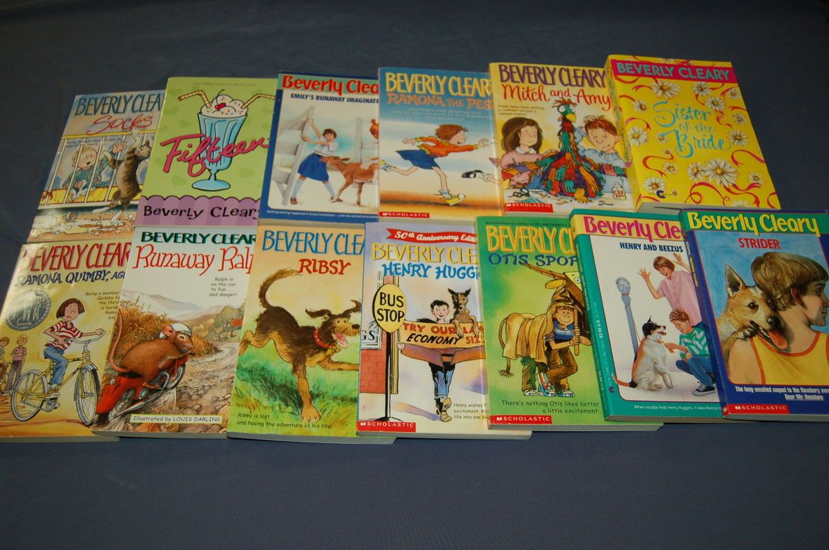 13 Beverly Cleary Chapter Books Strider Fifteen Otis Henry Ramona Pest 