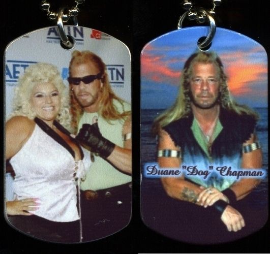 Duane Dog Chapman Beth Chapman Dog Tag Necklace Free 30 Steel Chain 