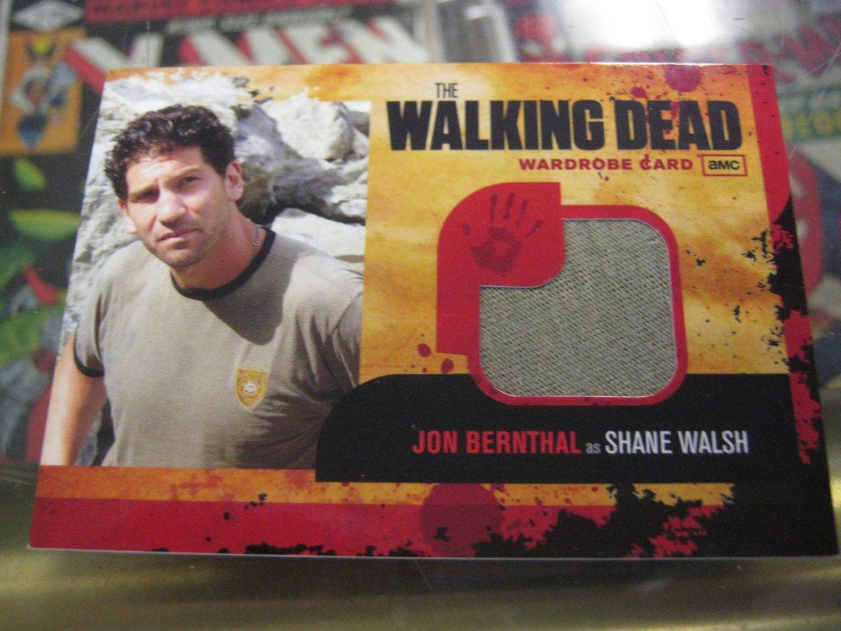   Kirkman Cryptozoic Insert Card AMT Wardrobe Jon Bernthal Shane