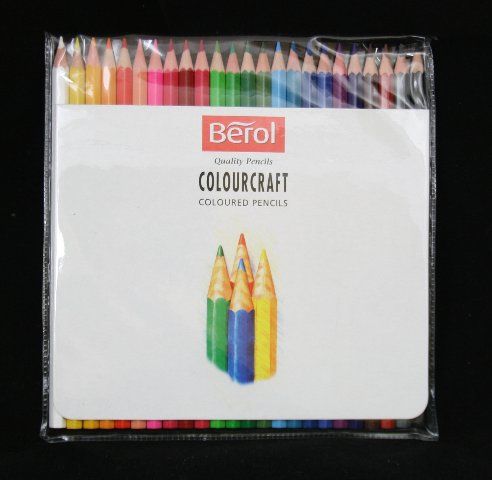 24 Berol Colourcraft Colouring Pencils New