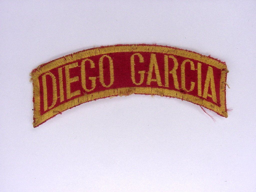    Corps DIEGO GARCIA Rocker Patch NAVY USN Flight Jacket Uniform BIOT