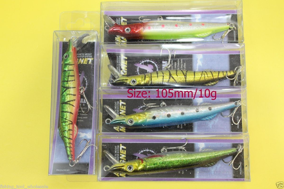 Big Sale Fishing Lure Lures Swimbait Topwater Piastic 5 Pcs 2695 