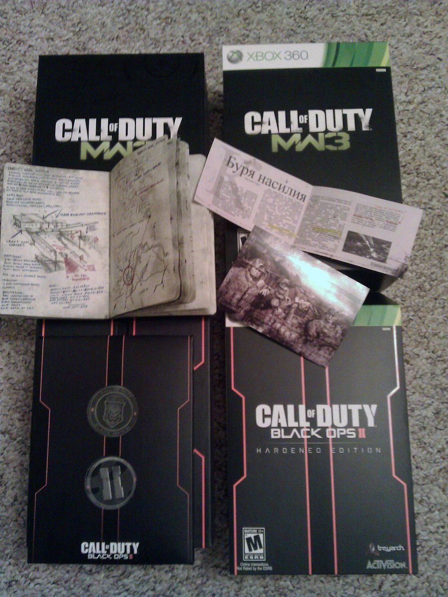 Call of Duty Black Ops 2 Modern Warfare 3 Hardened Collectibles