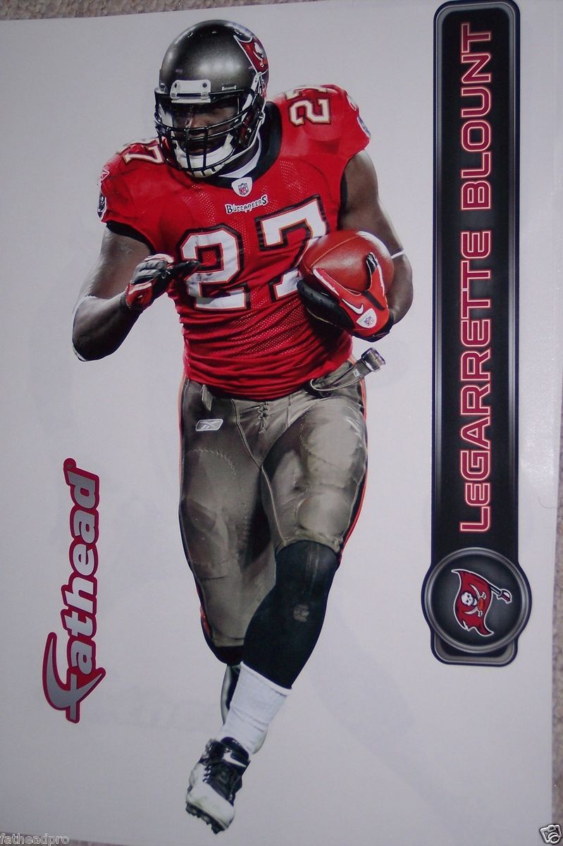 LeGarrette Blount Tampa Bay Buccaneers FATHEAD 16 x9 Official NFL Wall 